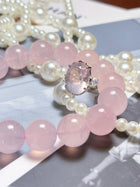 Moonblush Rose Quartz Ring