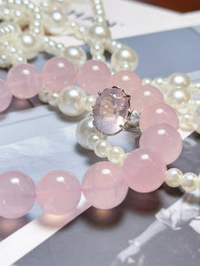 Moonblush Rose Quartz Ring