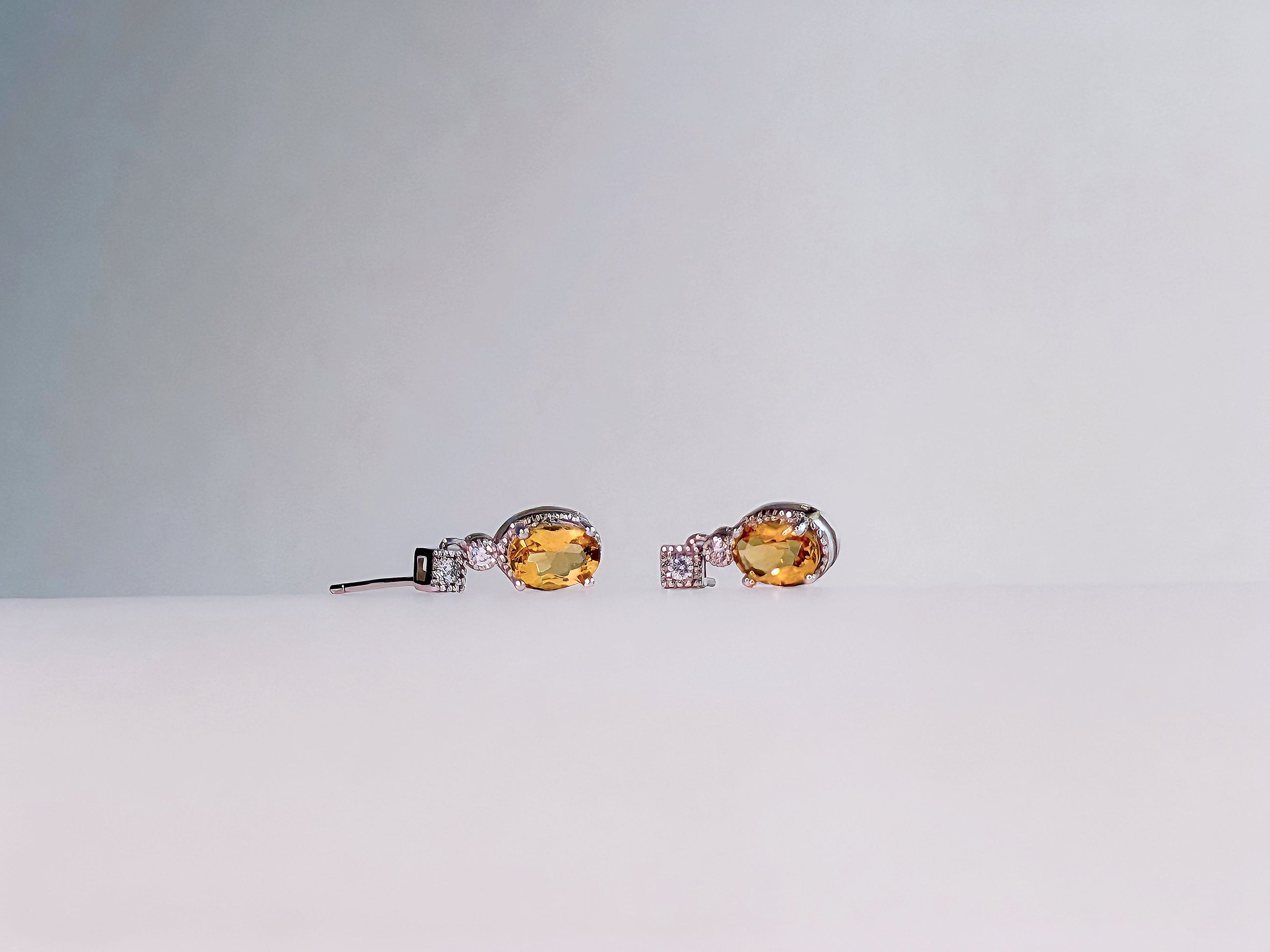 Solara Citrine Drop Earrings