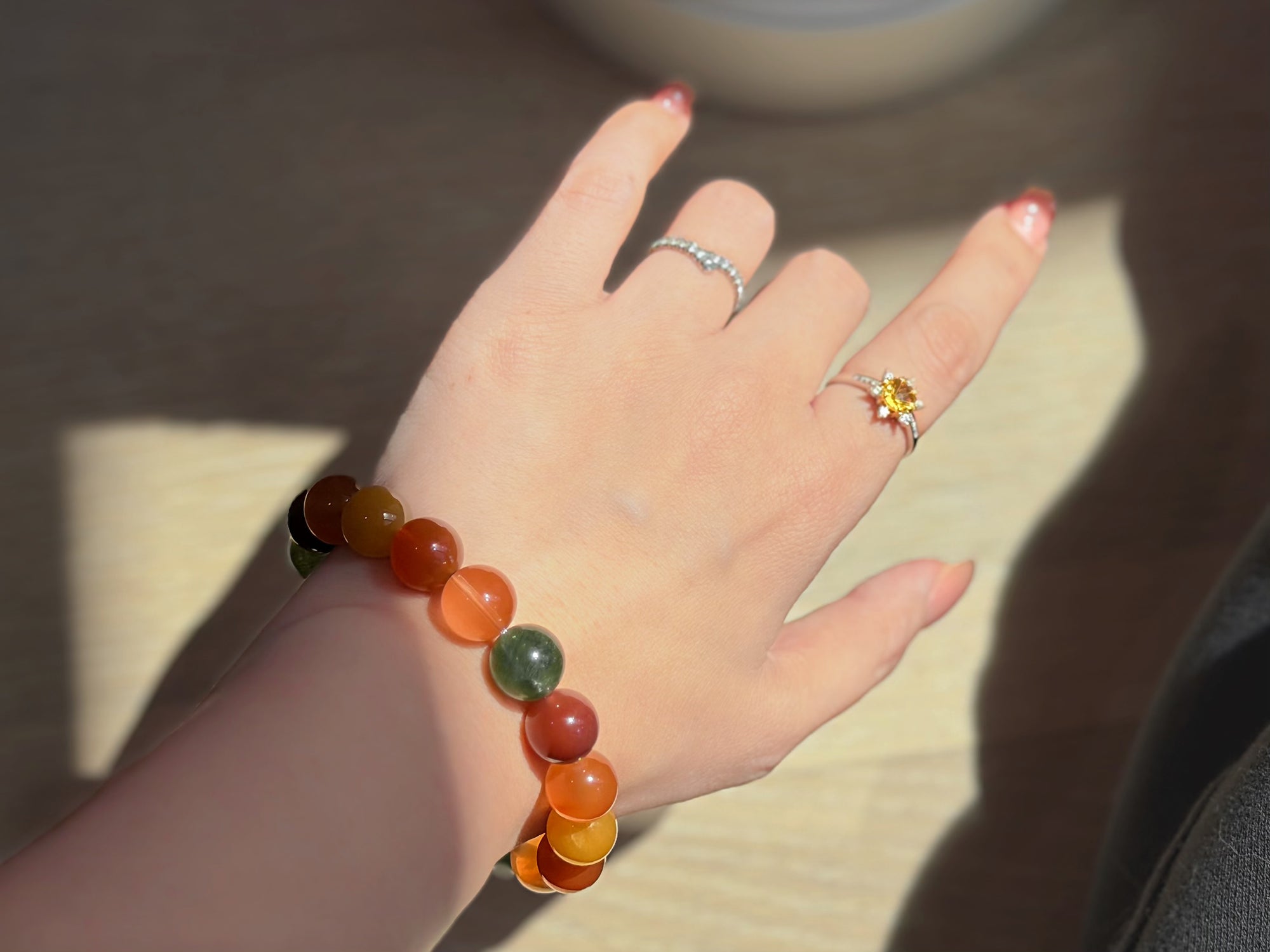 Terraflame Rabbit Hair Rutilated Quartz Bracelet