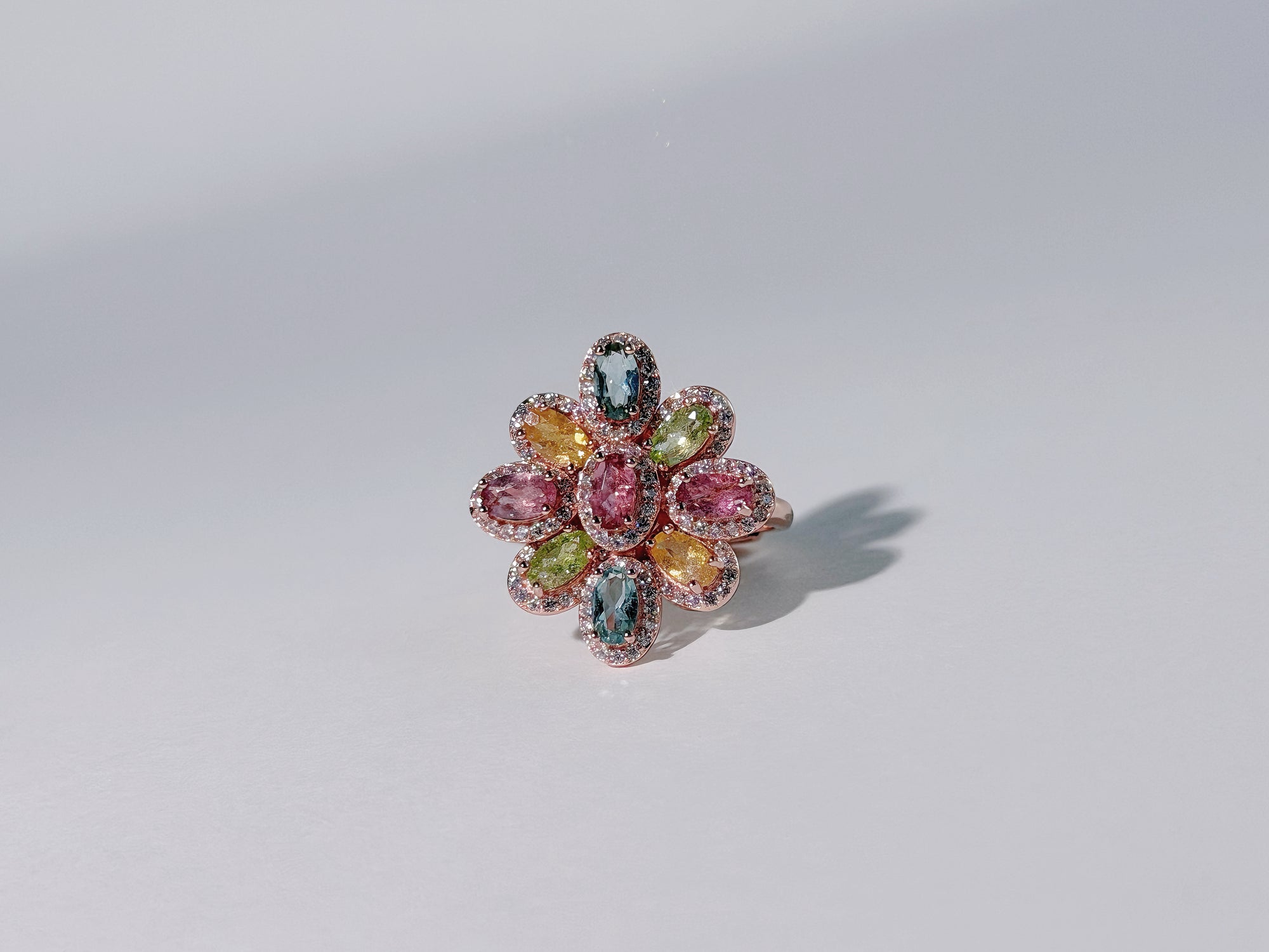 Lumière Bloom Tourmaline Ring