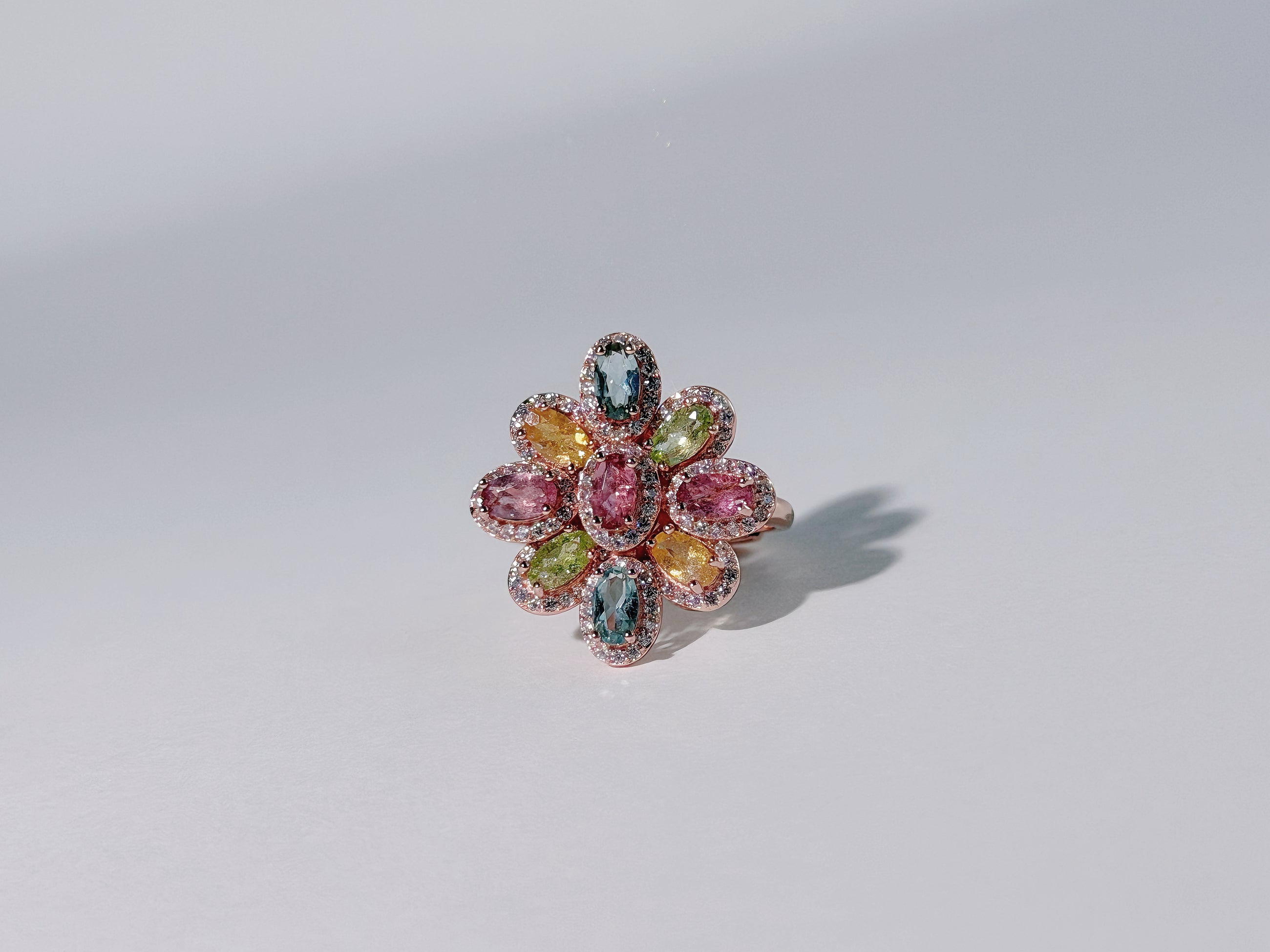 Lumière Bloom Tourmaline Ring