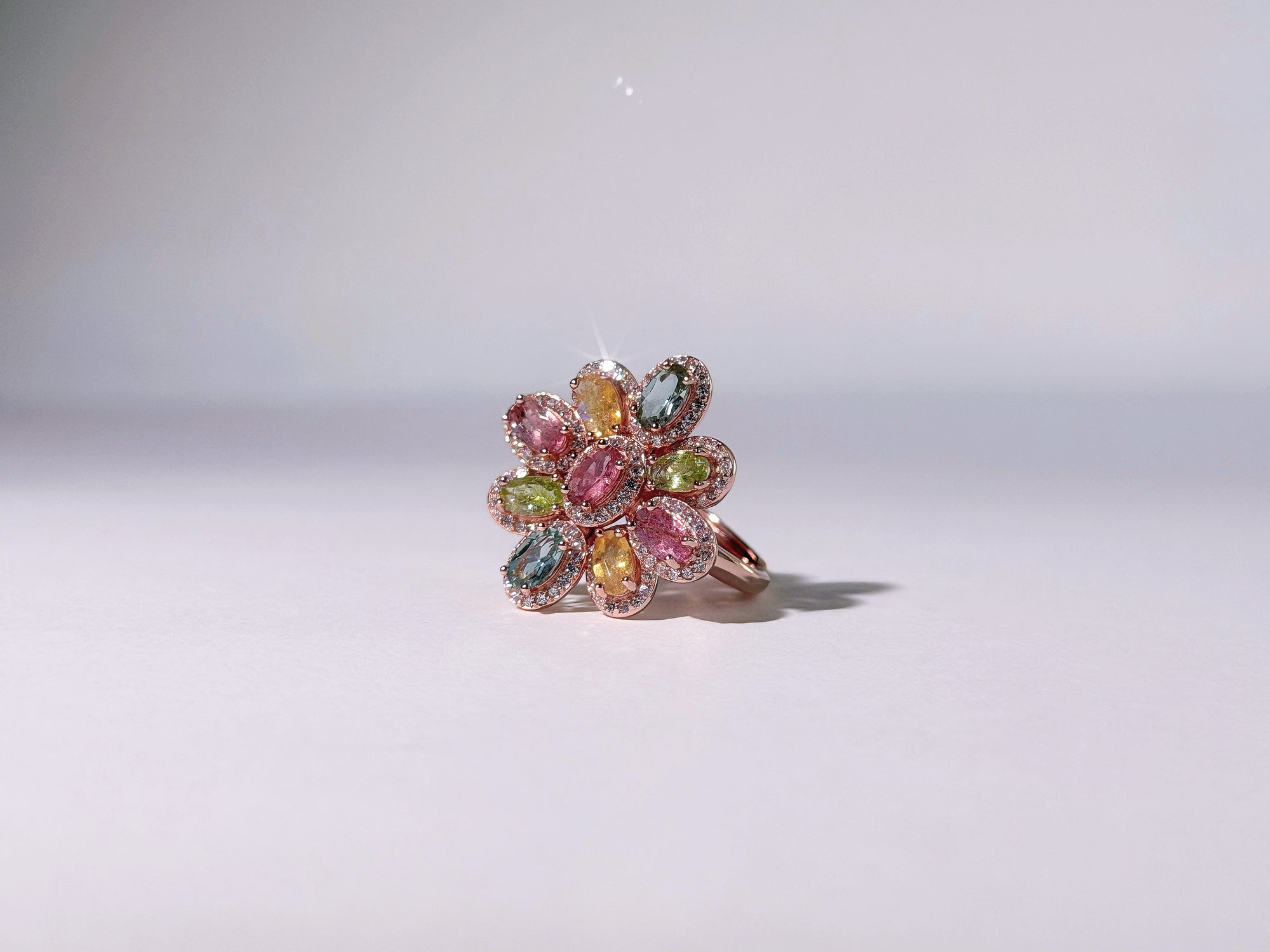 Lumière Bloom Tourmaline Ring