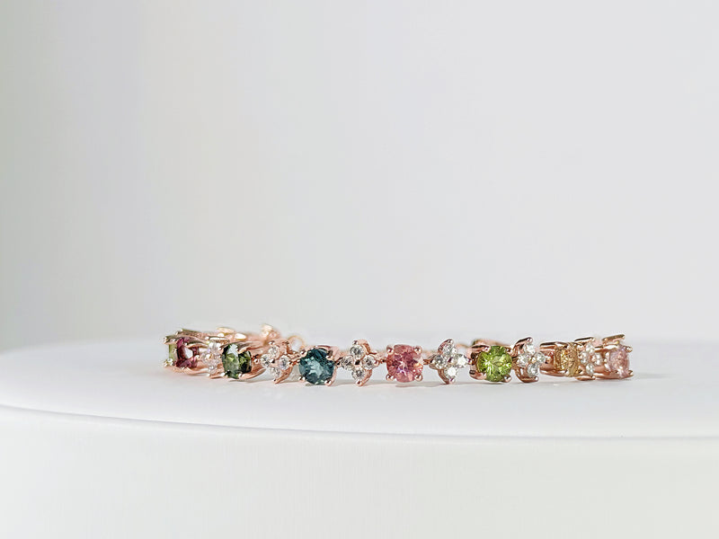 Blooming Tapestry Tourmaline Bracelet