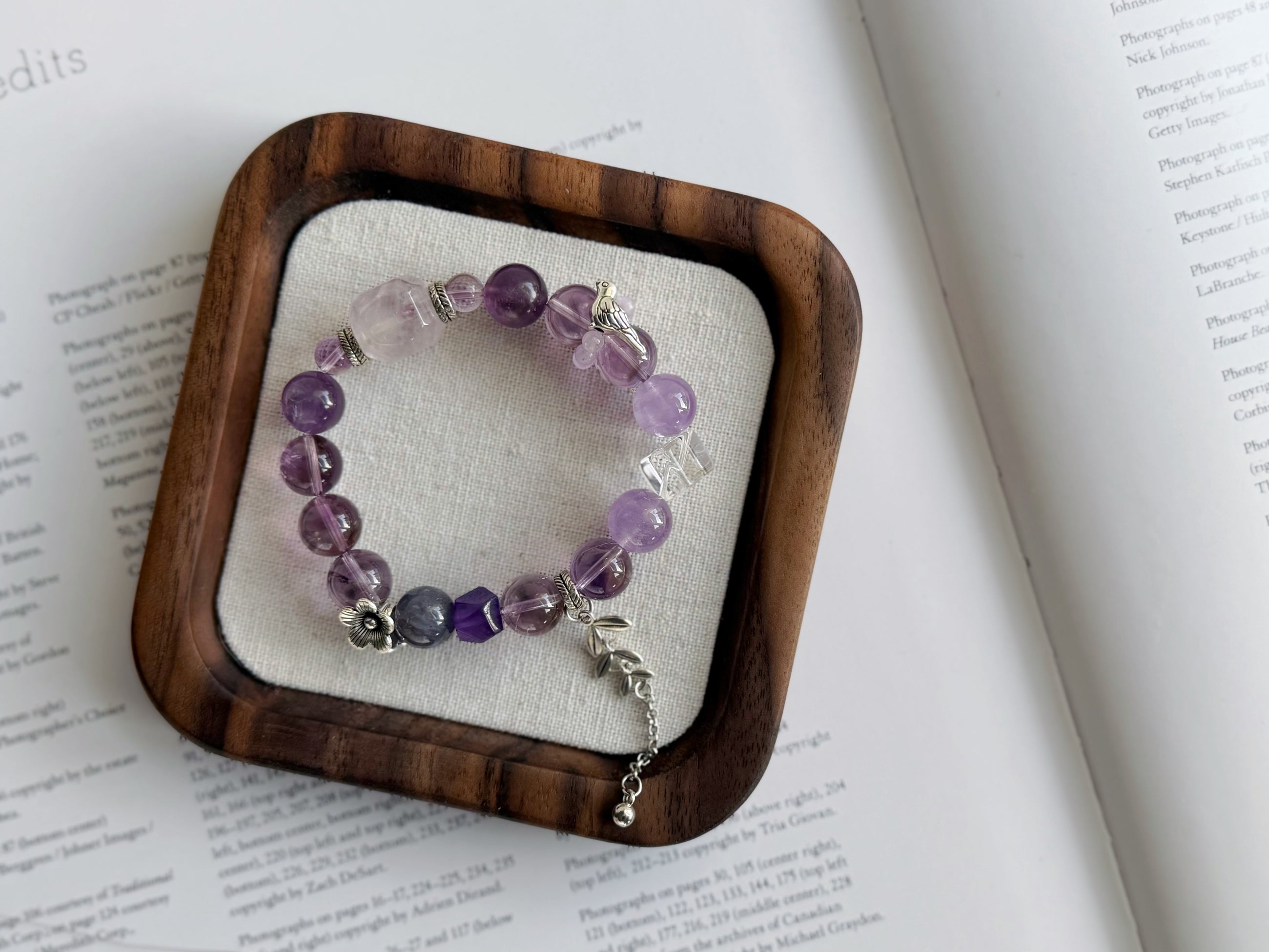 Violet Reliquary Bracelet