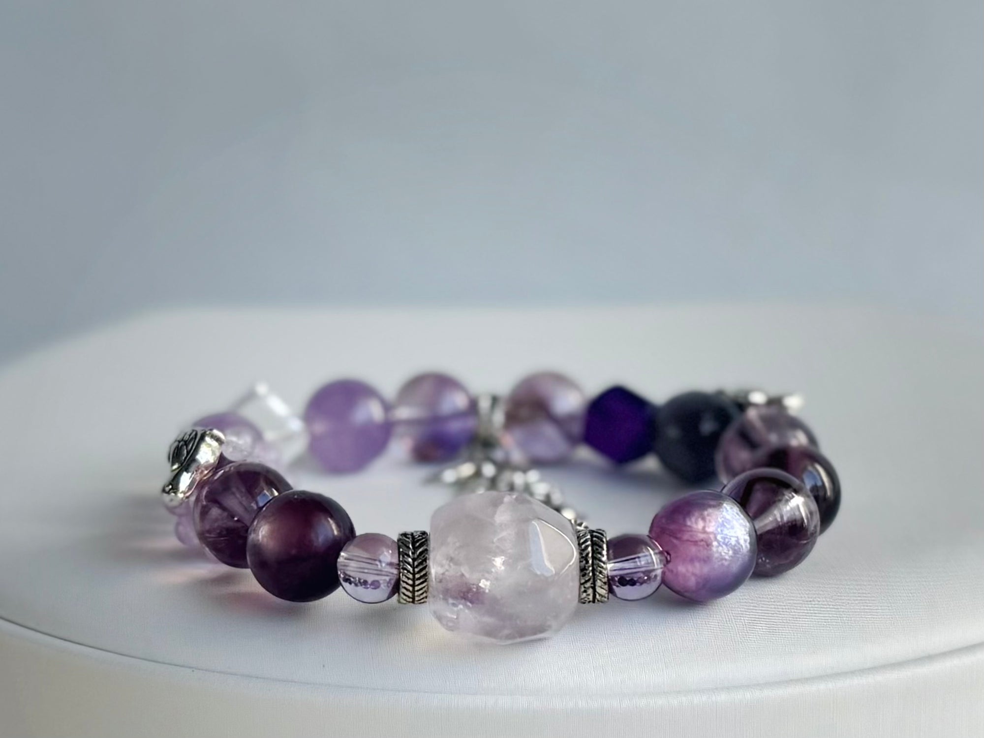 Violet Reliquary Bracelet