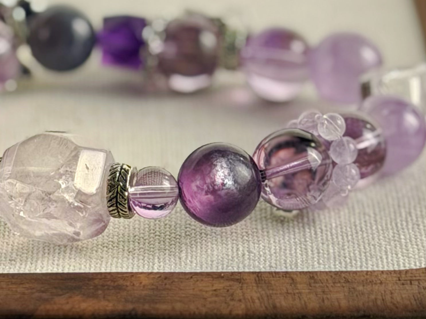 Violet Reliquary Bracelet