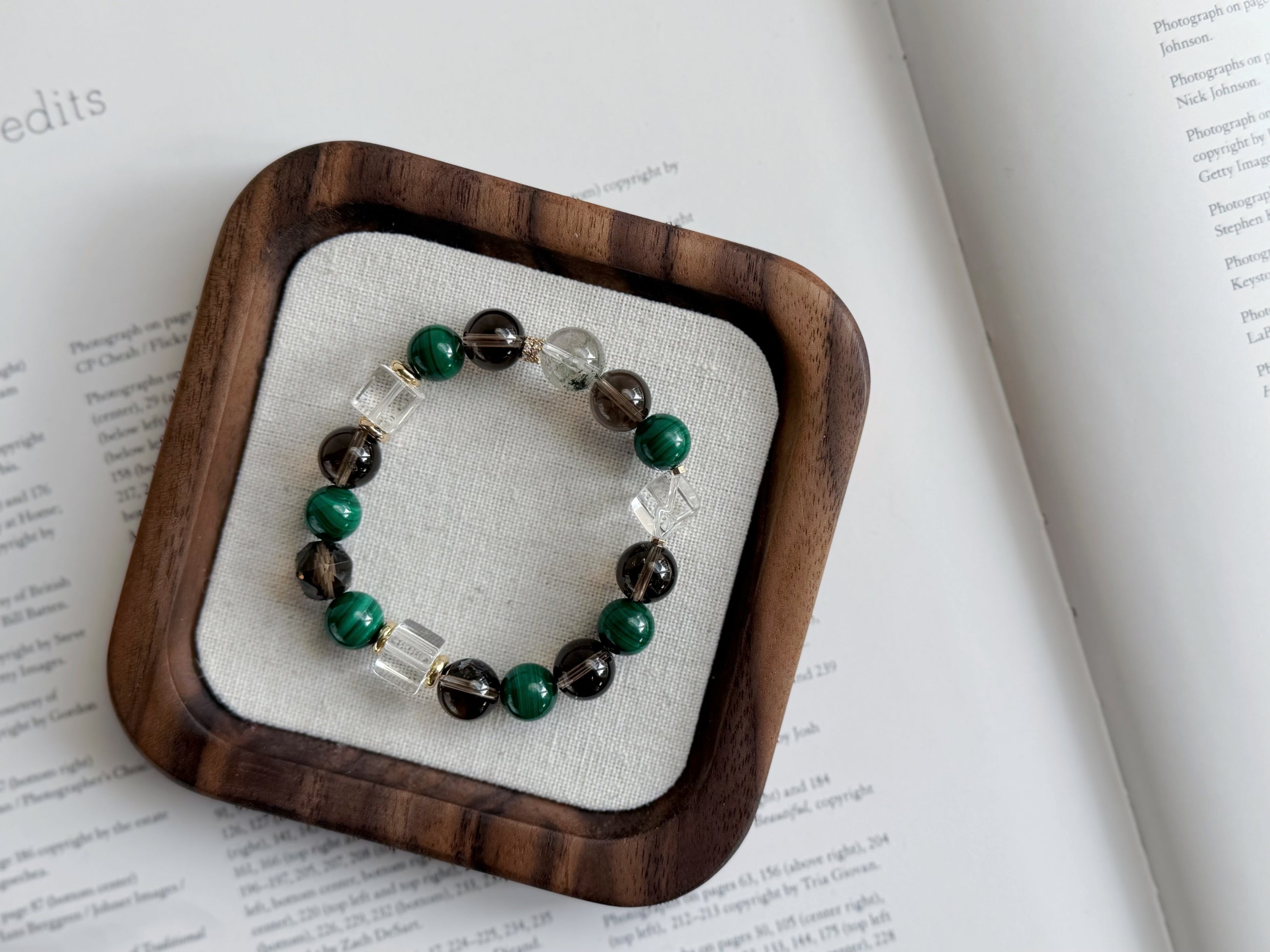 Emerald Veil Bracelet